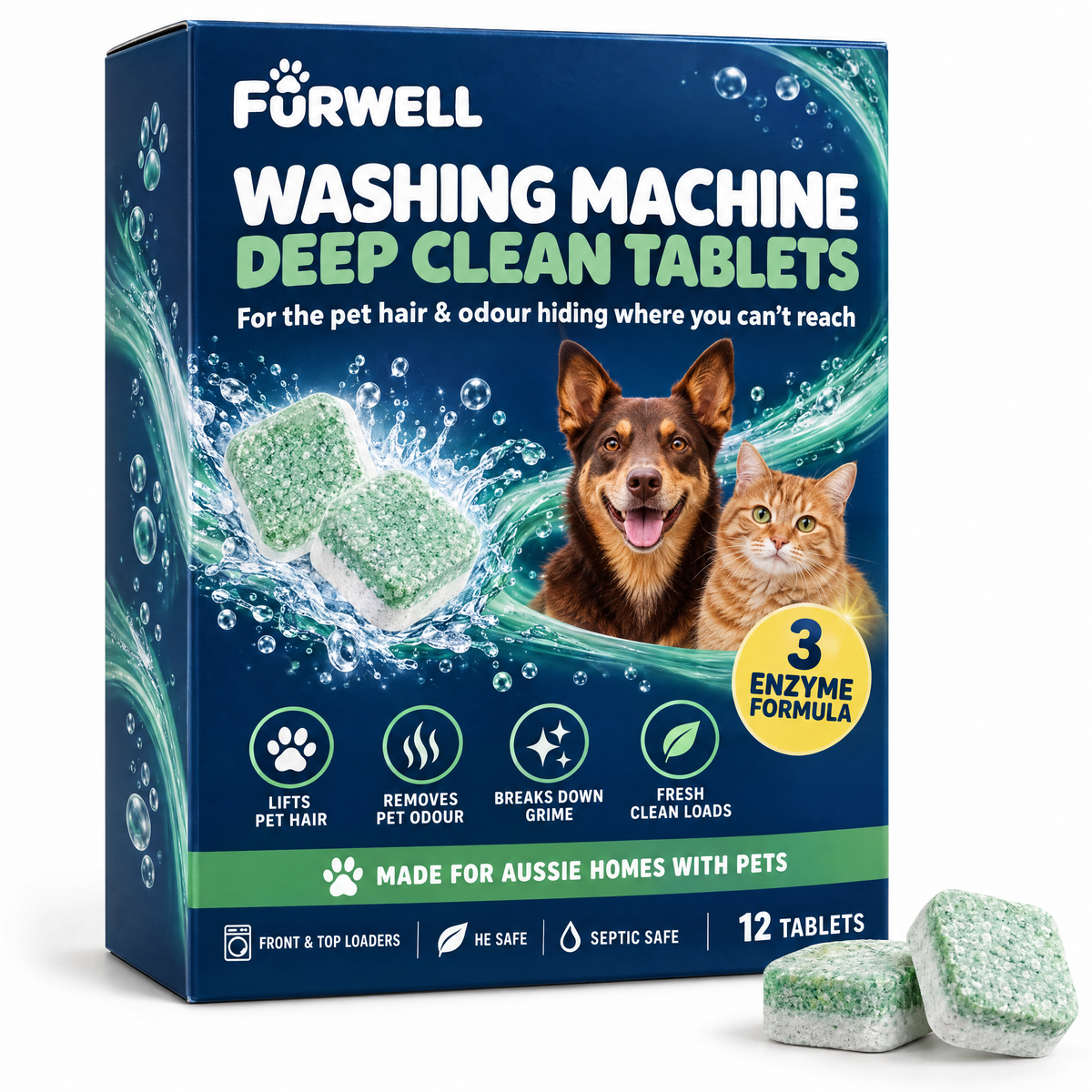 Washing Machine Deep Clean Tablets