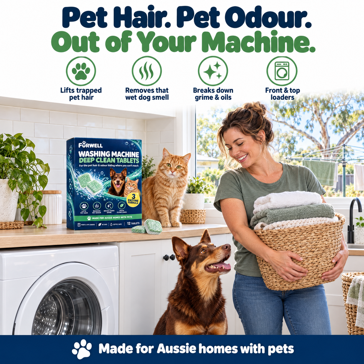 Washing Machine Deep Clean Tablets